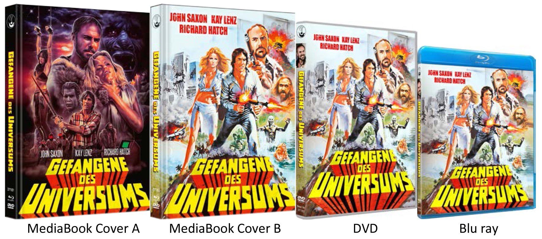MediaBook DVD Blu ray Gefangene des Universums
