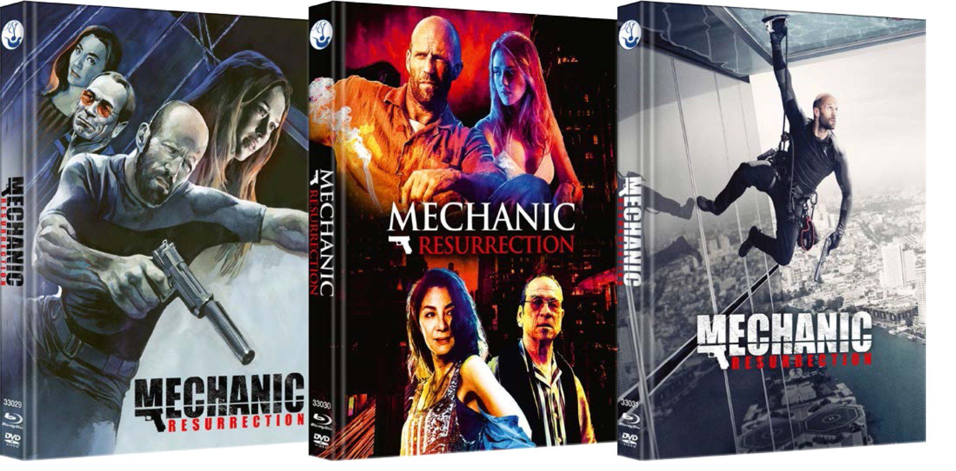 Cover ansehen MediaBook Mechanic:Resurrection Blu ray UHD