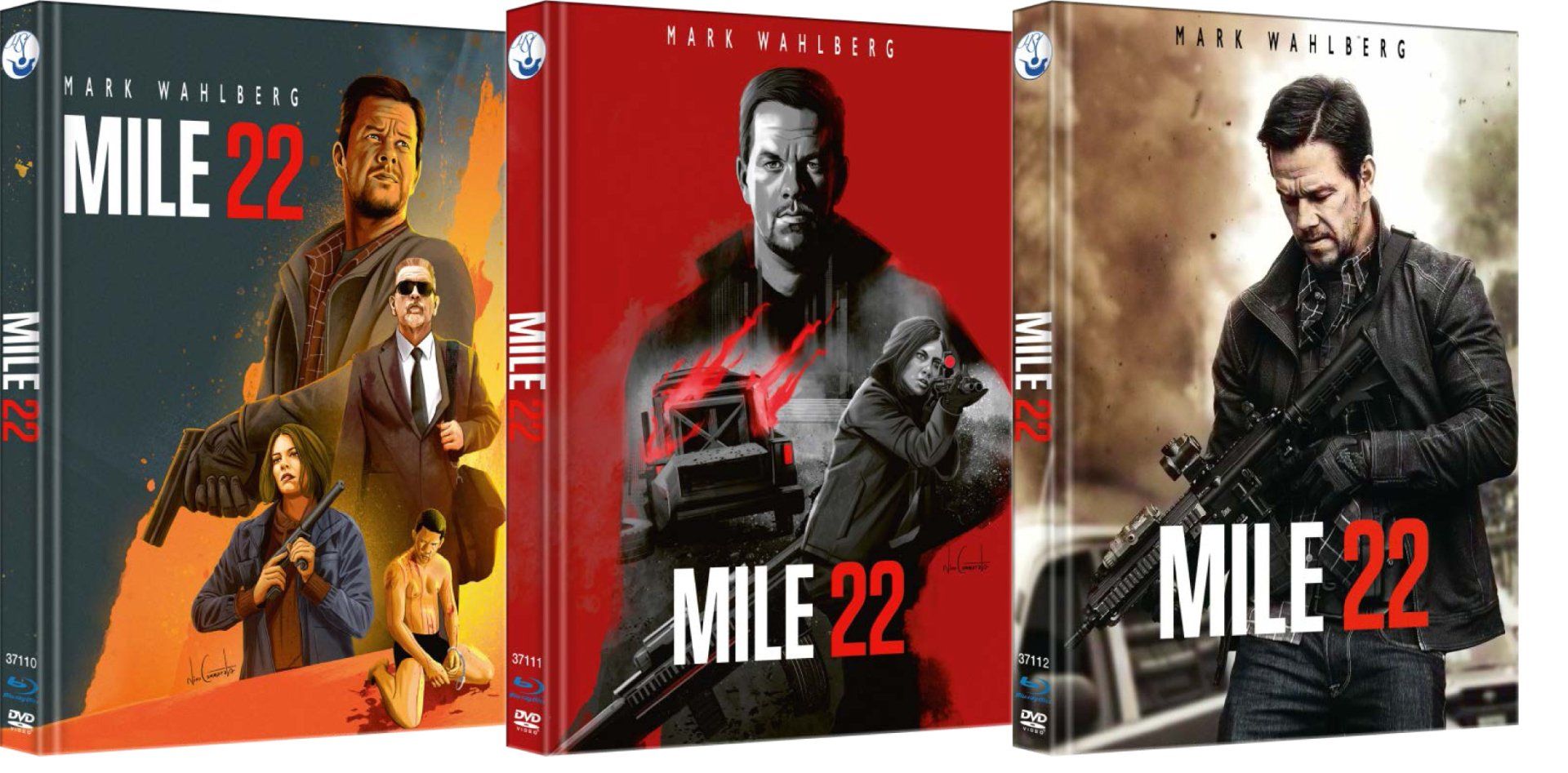 MediaBook Mile22 - DVD& Blu ray