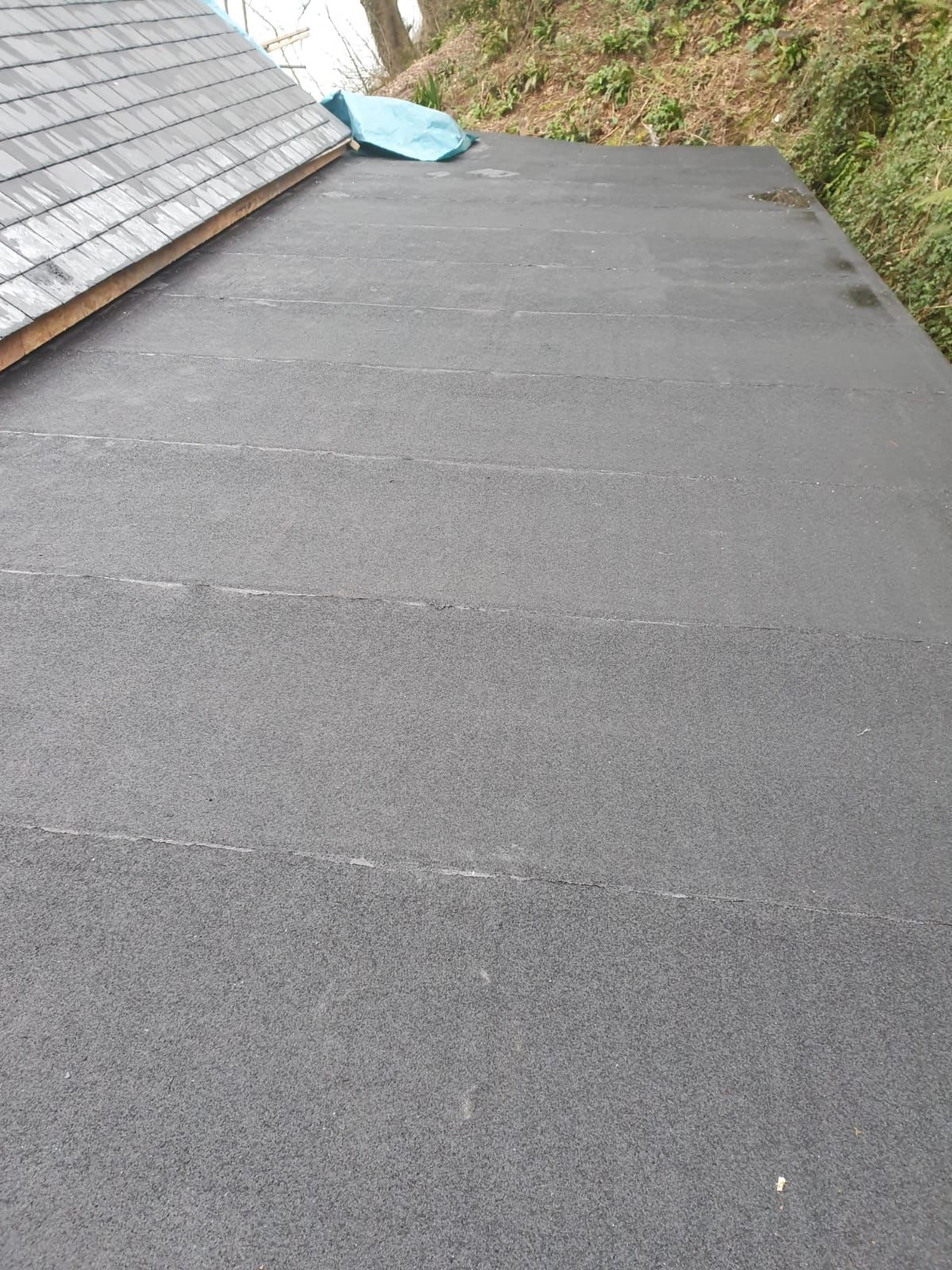 Finished flat roof installation by flat roofers in Ashburton