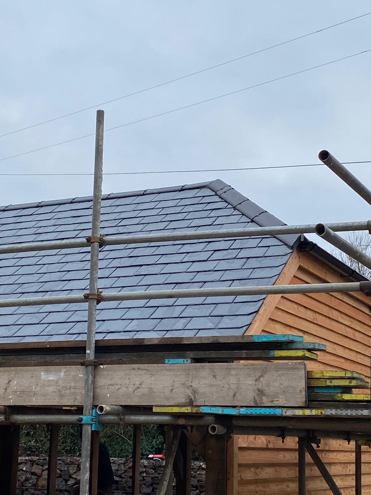 Completed roof refurbishment project on residential property in Torquay