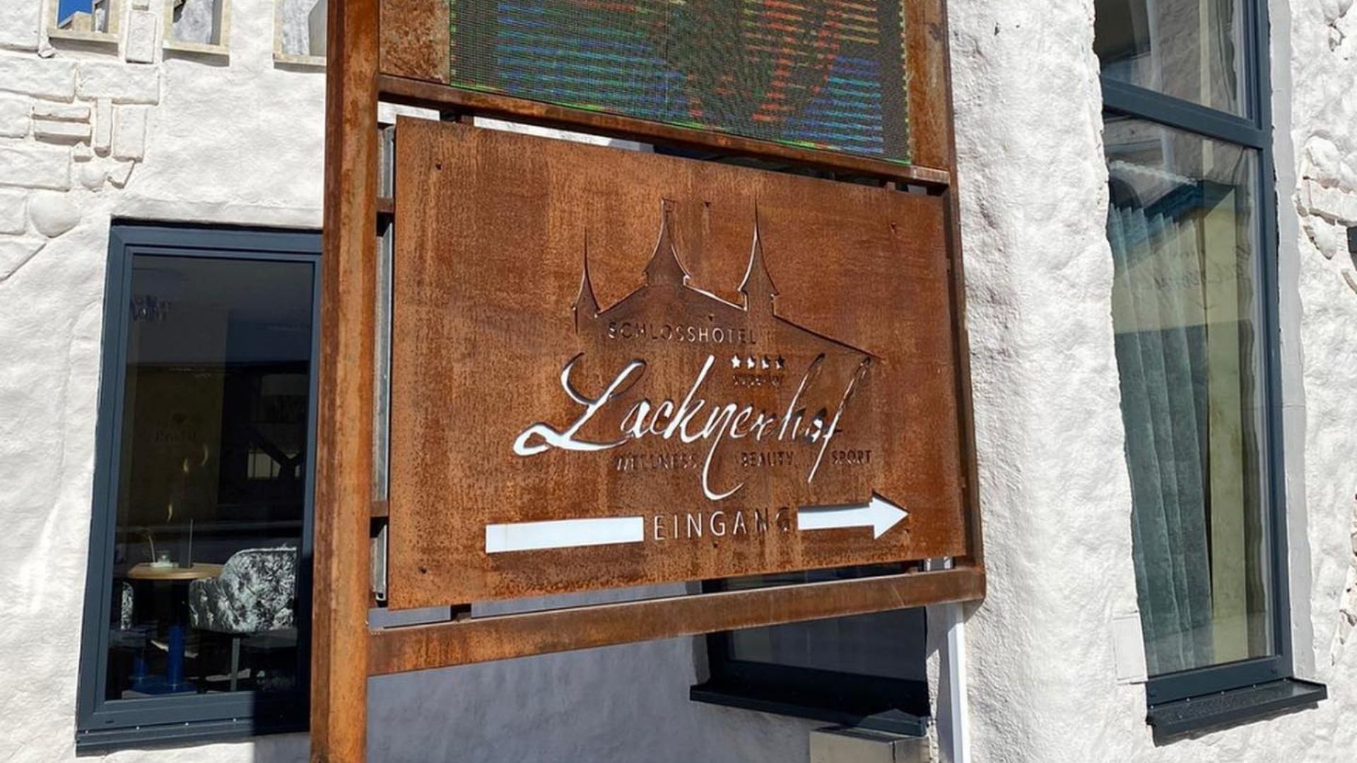 Rostoptik Schilder Hotelschild