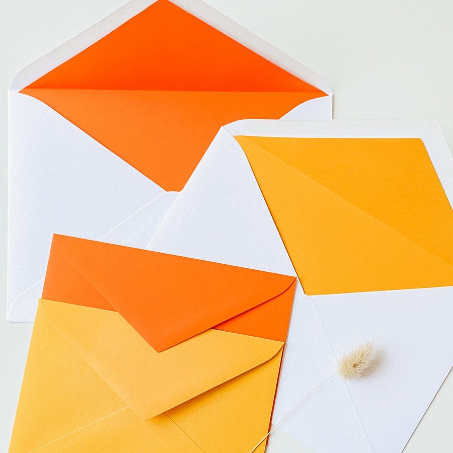 Sobres forrados lisos con interior de color – No Solo Sobres