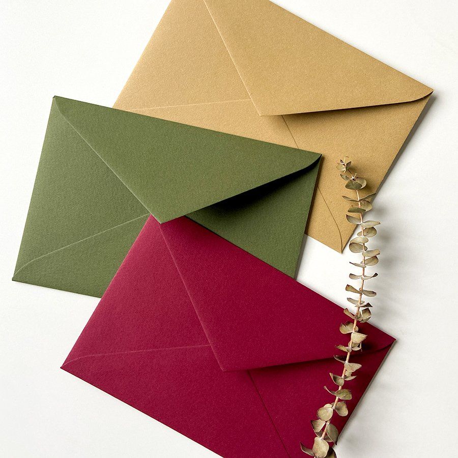 Sobres formato Ministro 120x174 mm ideales para invitaciones de boda