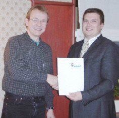 Ehrung für Ingo DF1VH