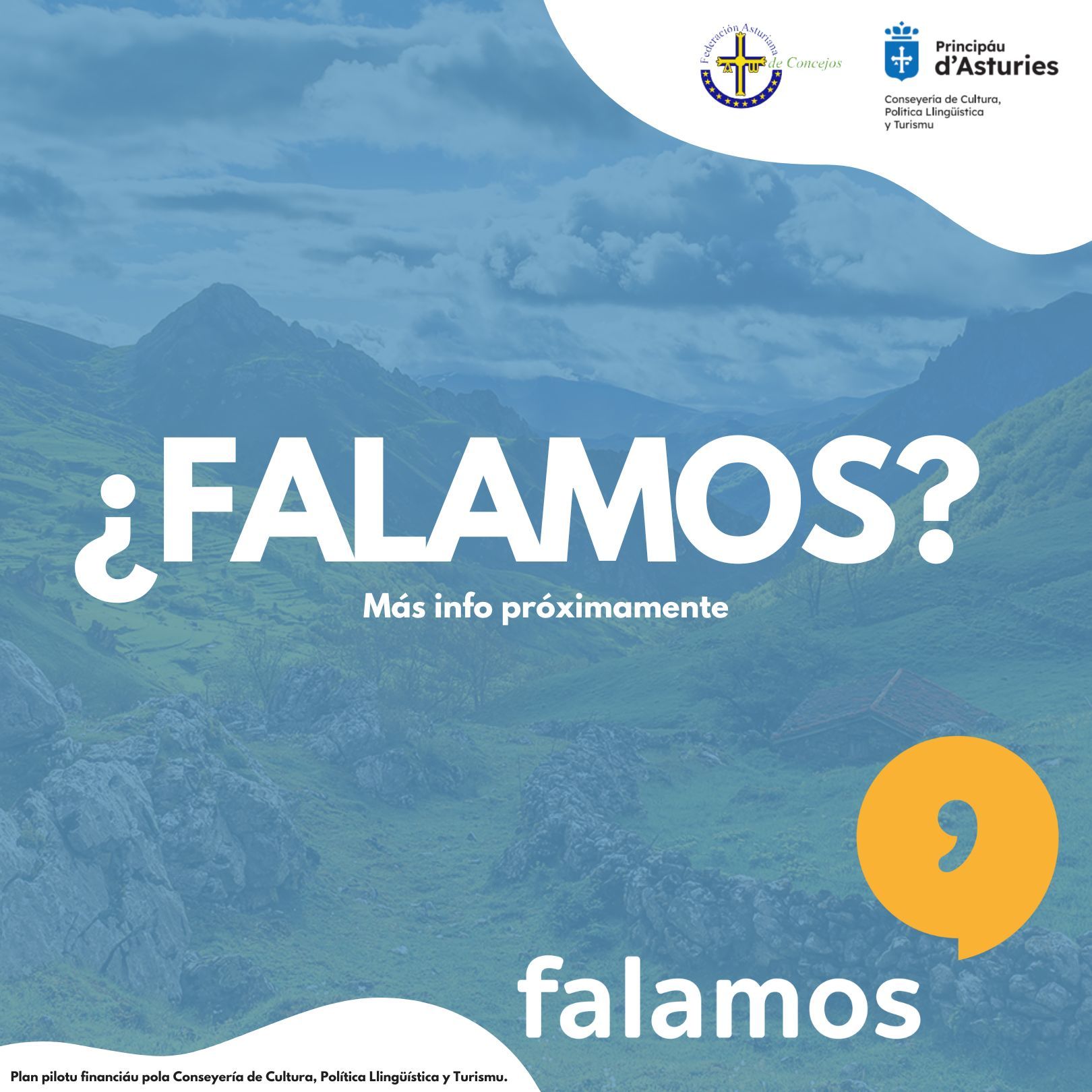 Cartel promoción Falamos