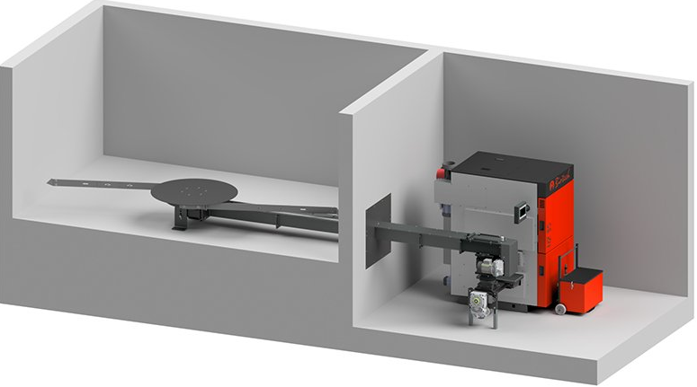 Waagrechte Austragung waagrechte austragung hackgut