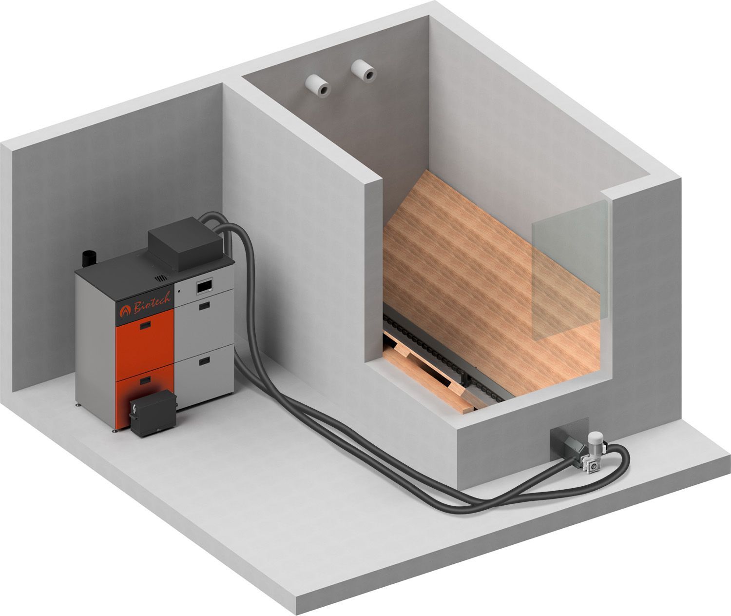 Schneckenaustragung schneckenaustragung pellets
