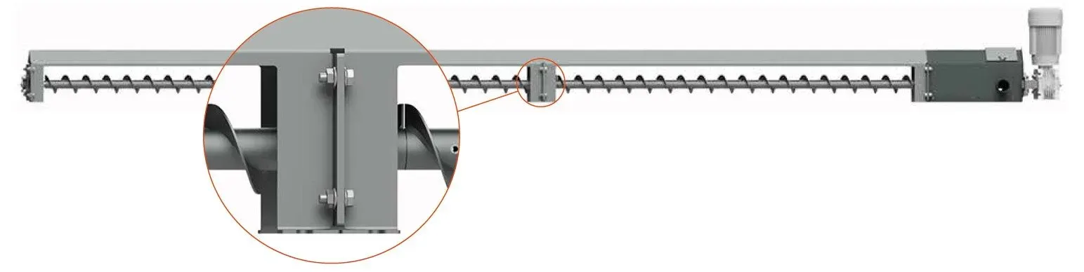 Pelletschnecke pelletschnecke seiteansicht