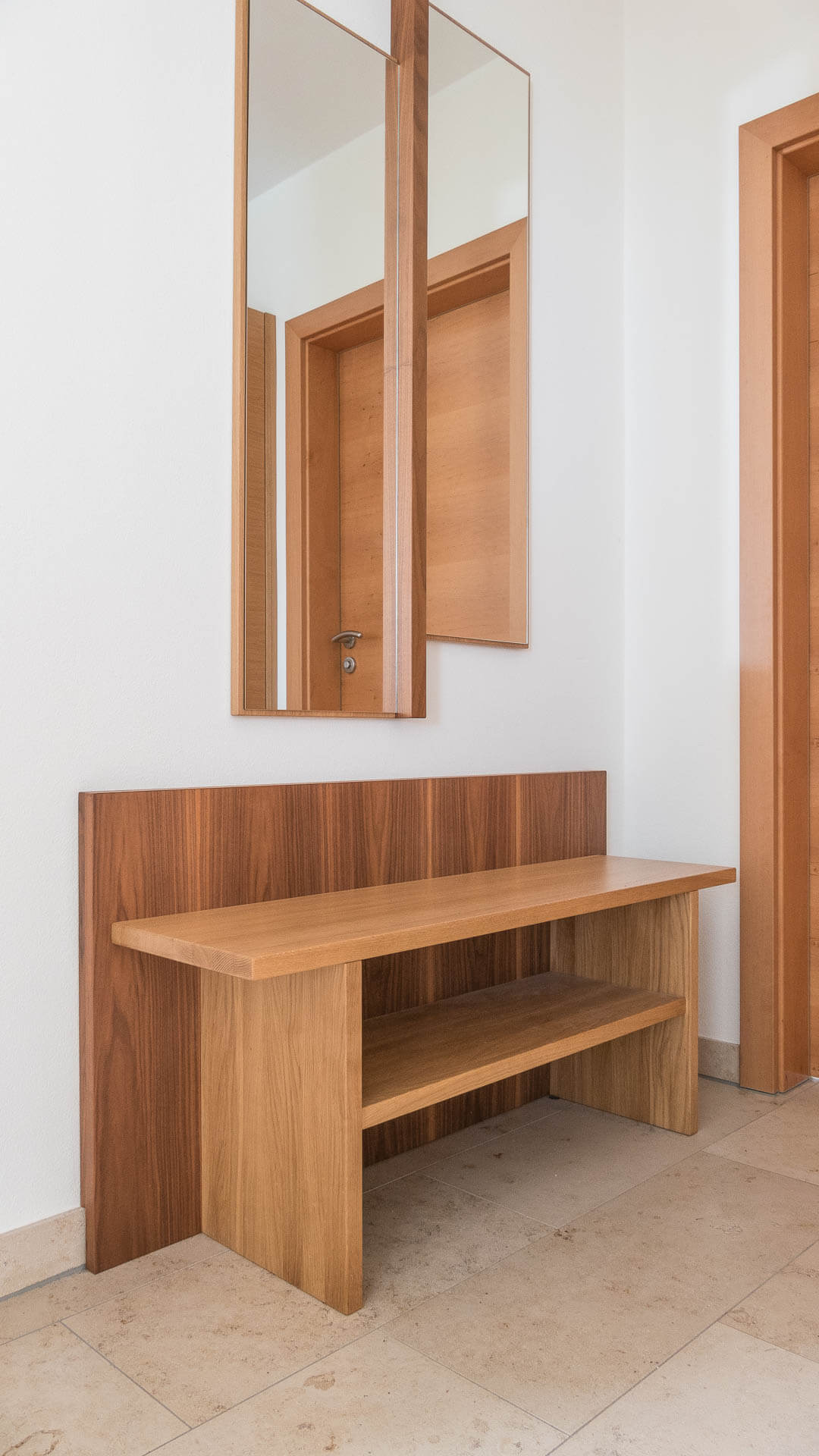 Garderobe aus Eiche