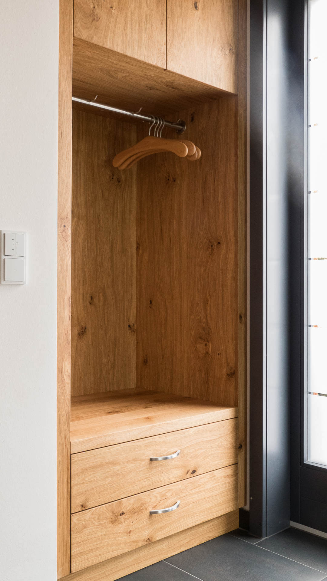 Garderobe aus Eiche