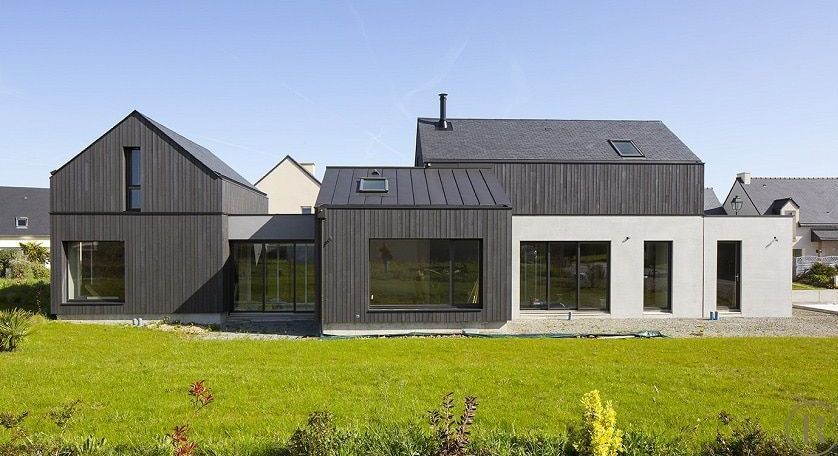 Maison Signature Caméléon Bardage Châtaignier Bretagne