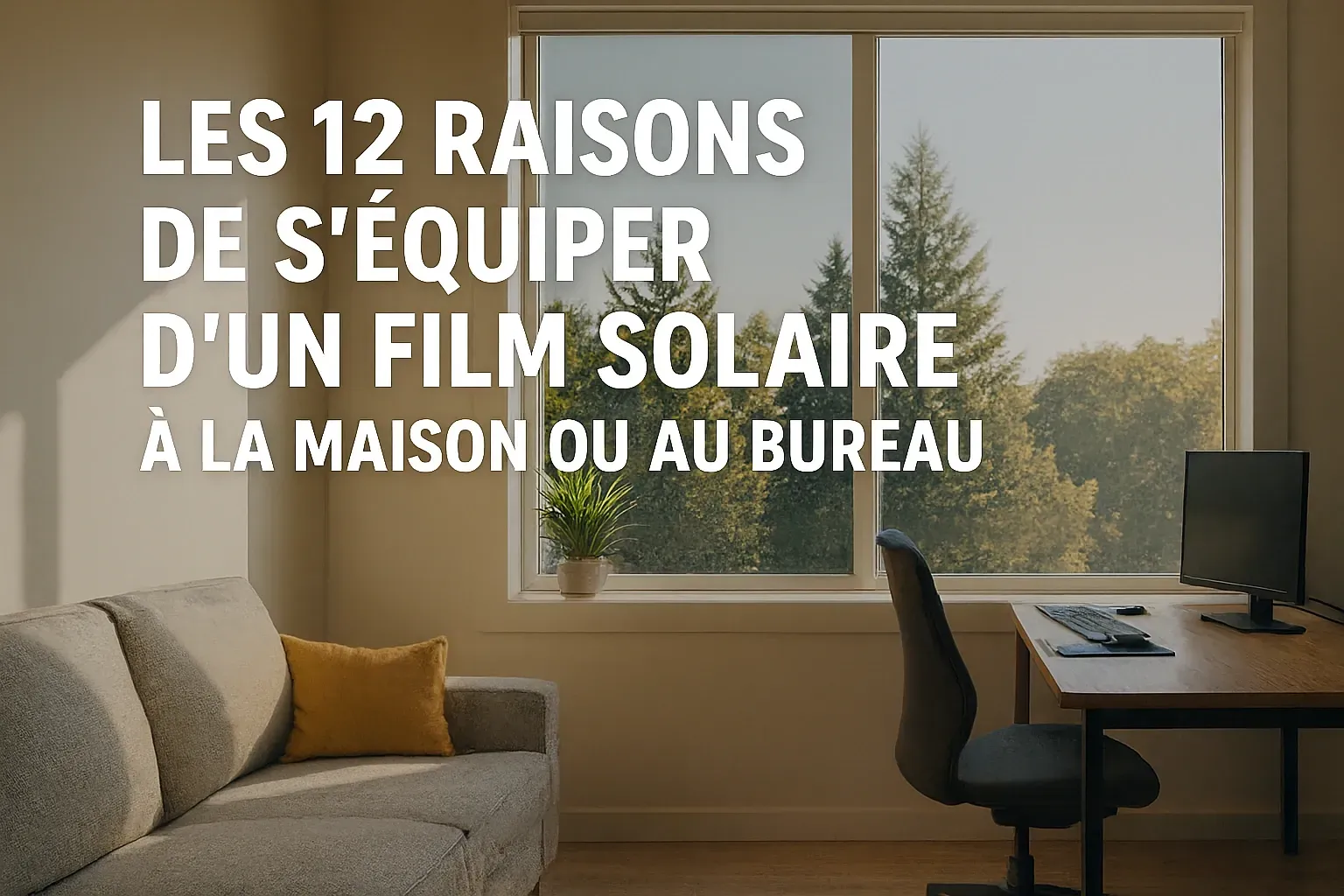 Les 12 raisons de s'équiper d'un film solaire