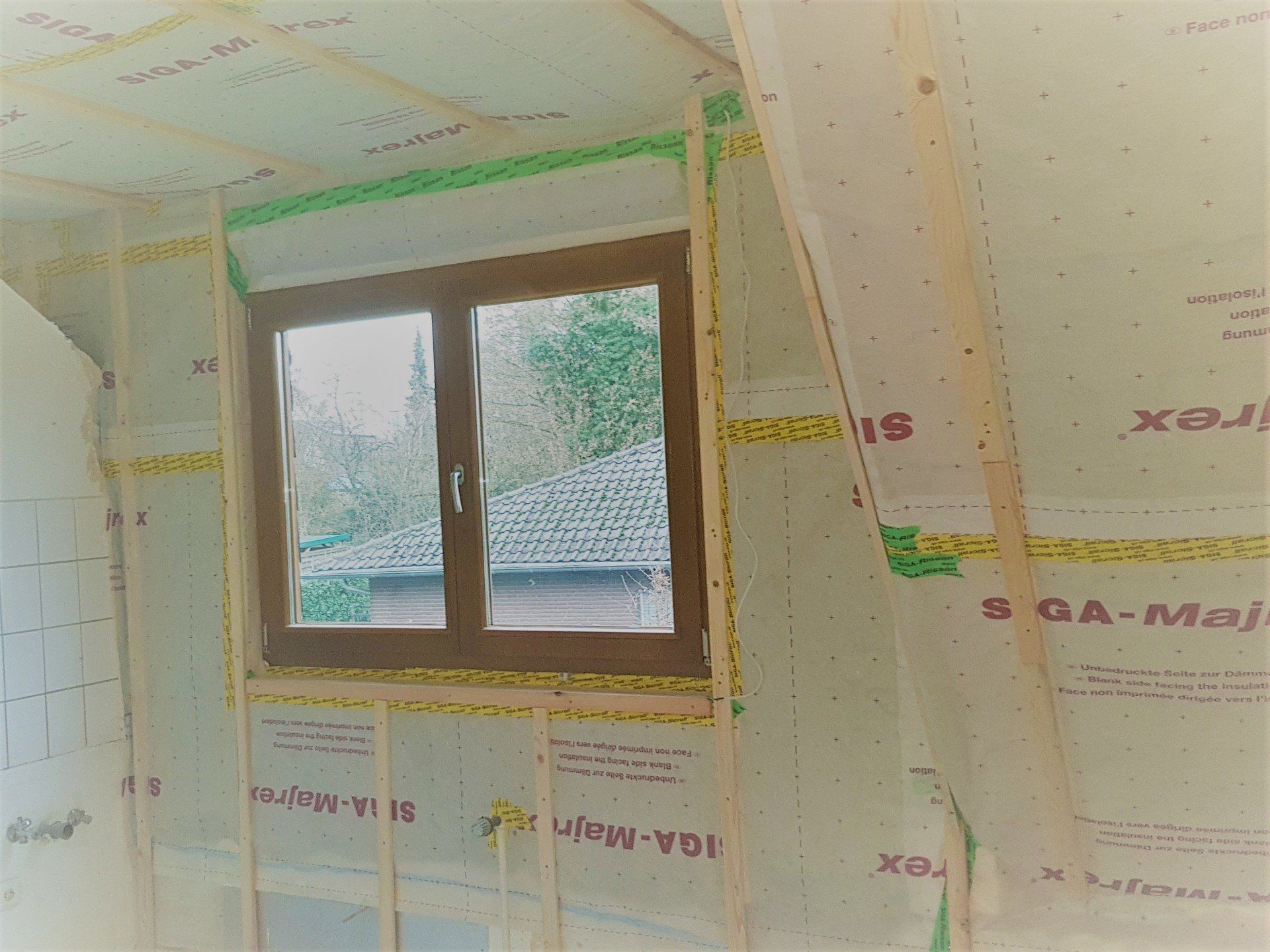 Ein Dachausbau mit Wärmedämmung und Belichtung