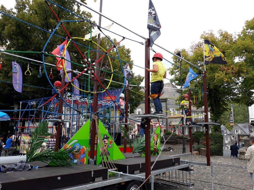 mobiler Klettergarten