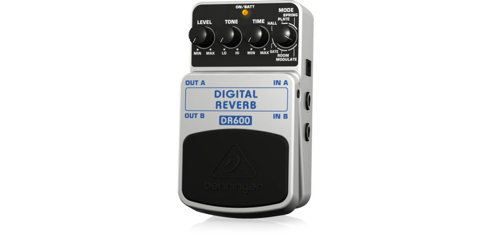 BEHRINGER DR600 Pedal Efecto Reverb Guitarra