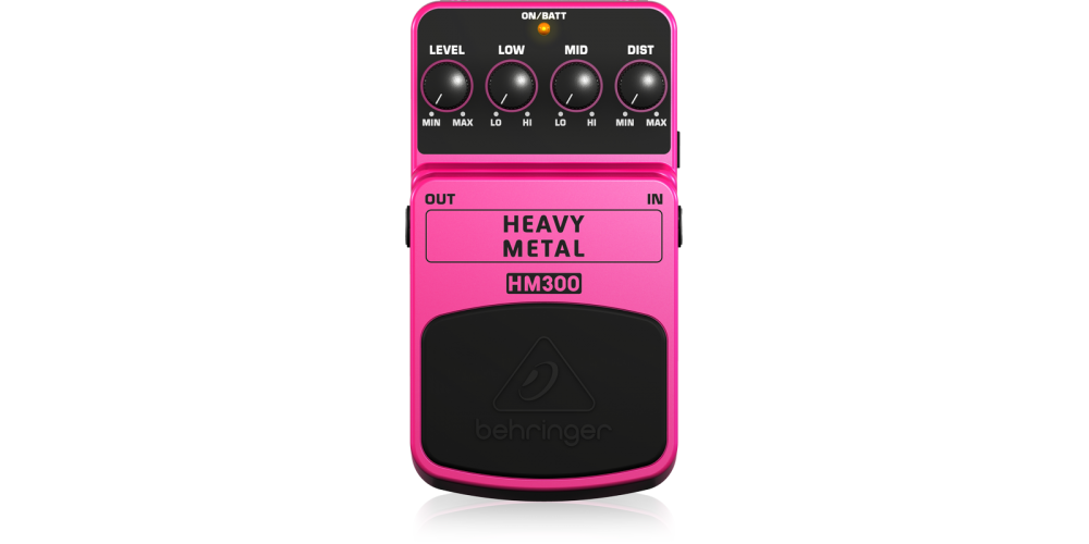 BEHRINGER HM300 Pedal Guitarra Efecto Heavy Metal