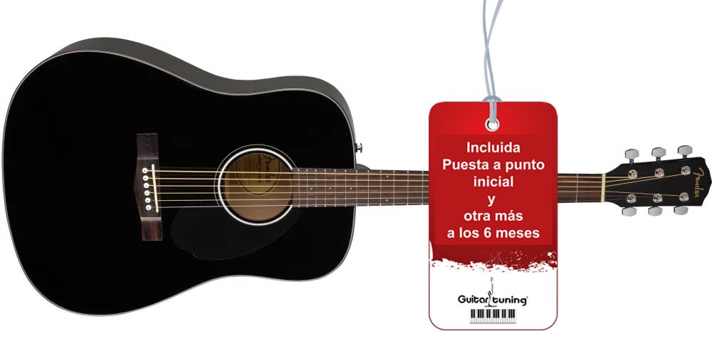 Fender CD-60S Black Guitarra Acústica