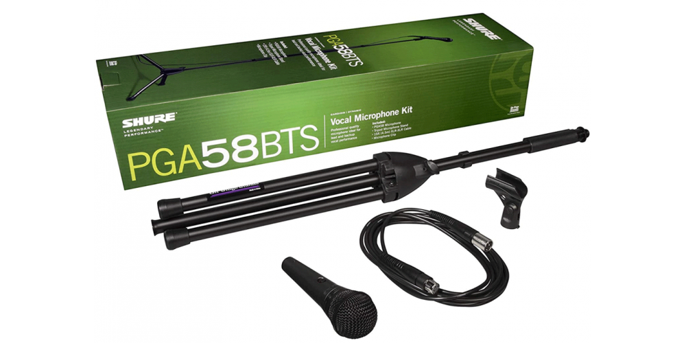 SHURE PGA 58 BTS Micrófono vocal Kit