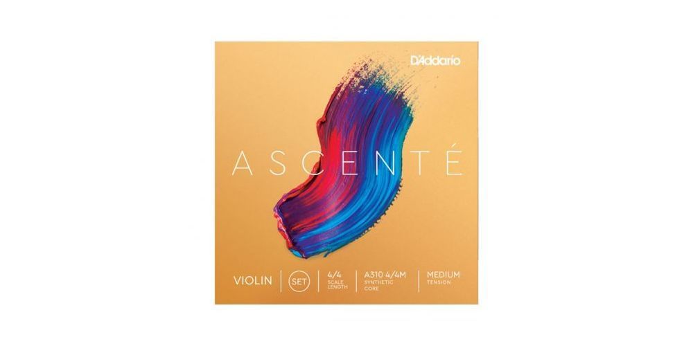 D´addario A310 Juego de cuerdas Ascente para violín 4/4, tensión media