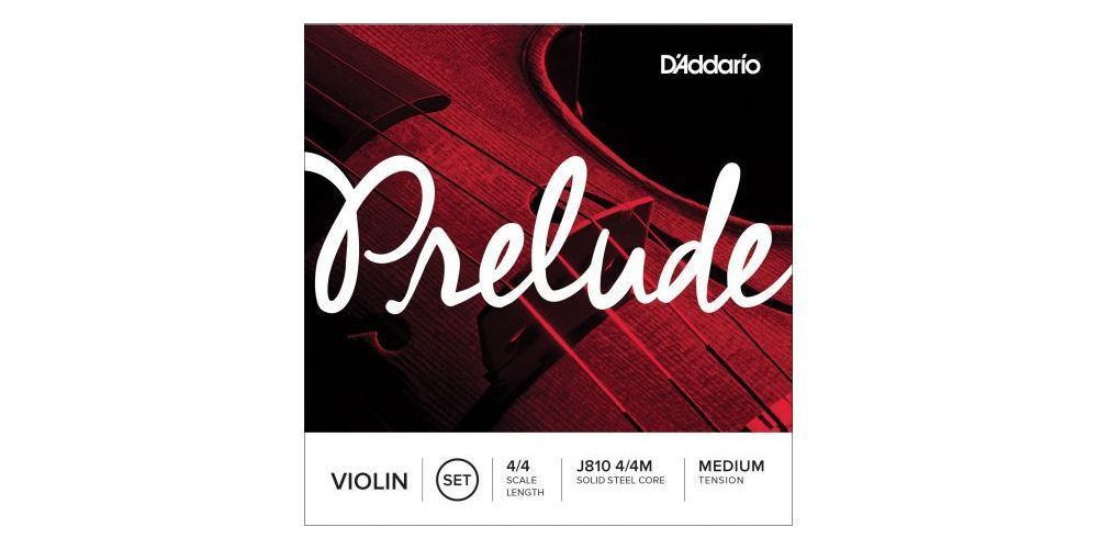 D´addario J810 Prelude 4/4 M Cuerdas para violín, tensión media