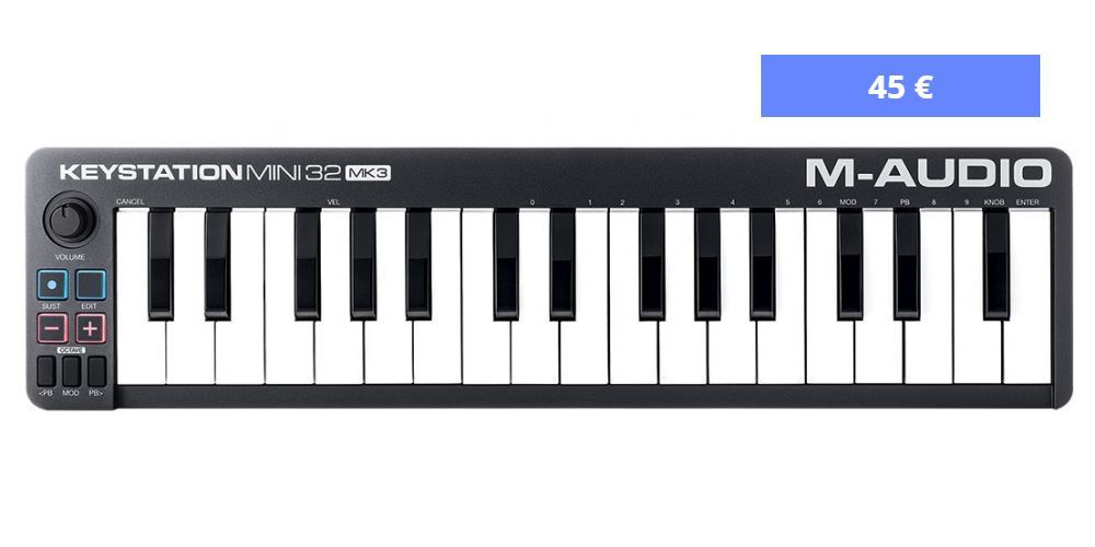 M-AUDIO KEYSTATION MINI 32 MK3 Teclado controlador
