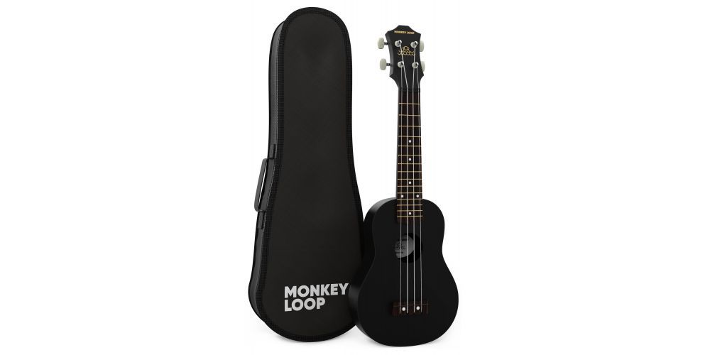 Monkey Loop Gorilla Black Ukelele Soprano