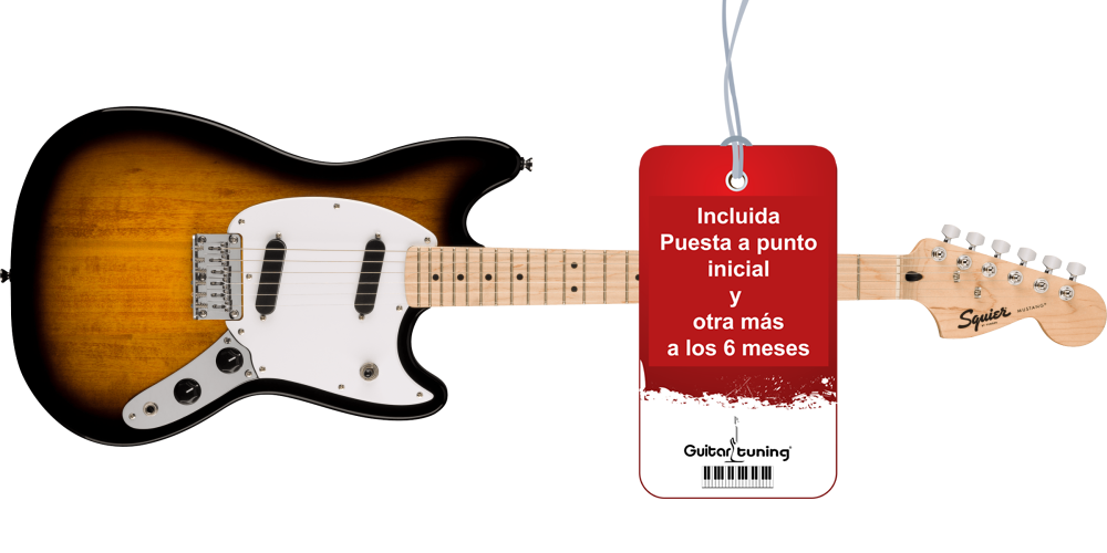 Squier Sonic Mustang 2T Sunburst Guitarra Eléctrica