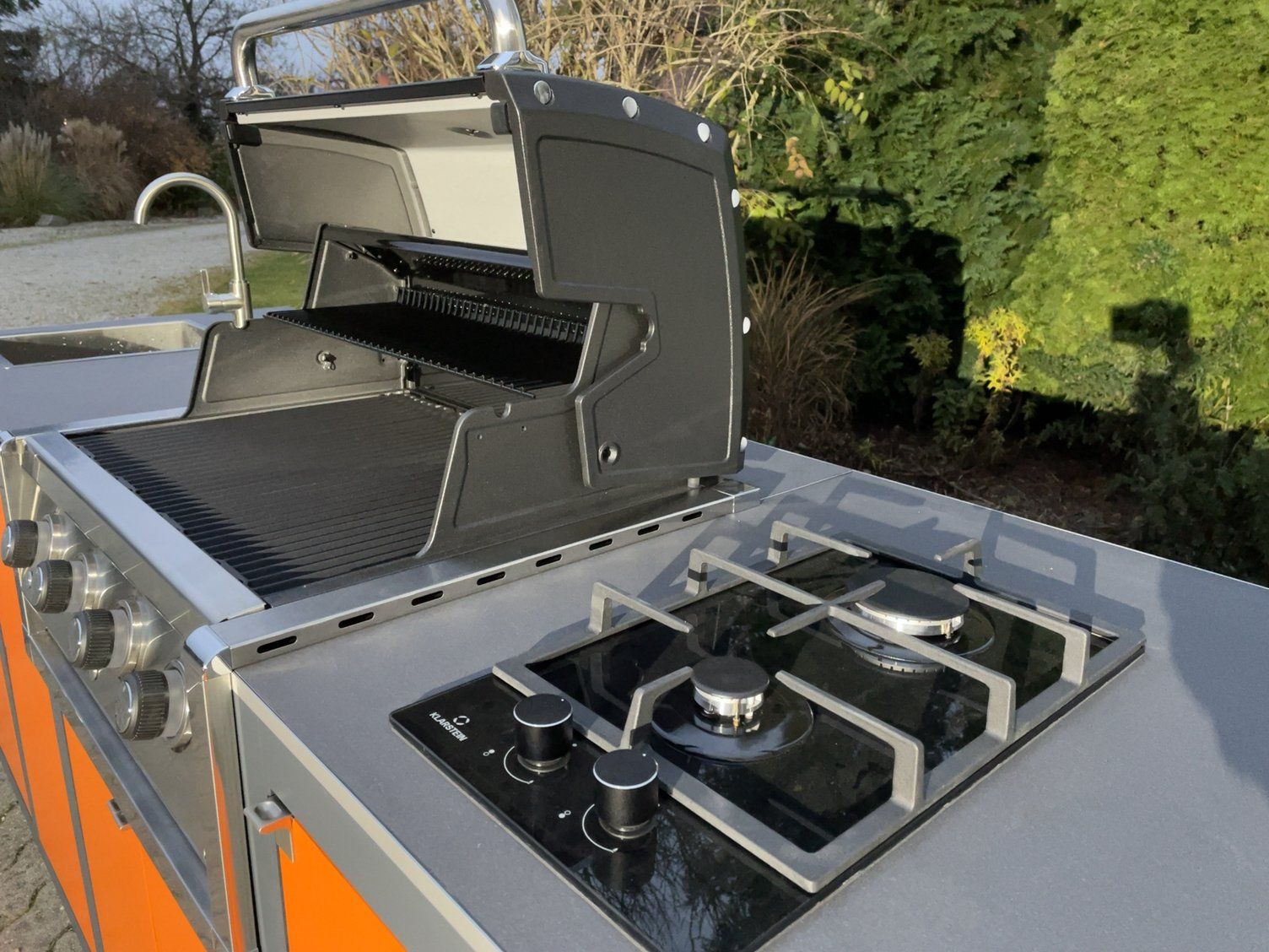 iGT Outdoorküche Außenküche Gartenküche mit Gaskochfeld