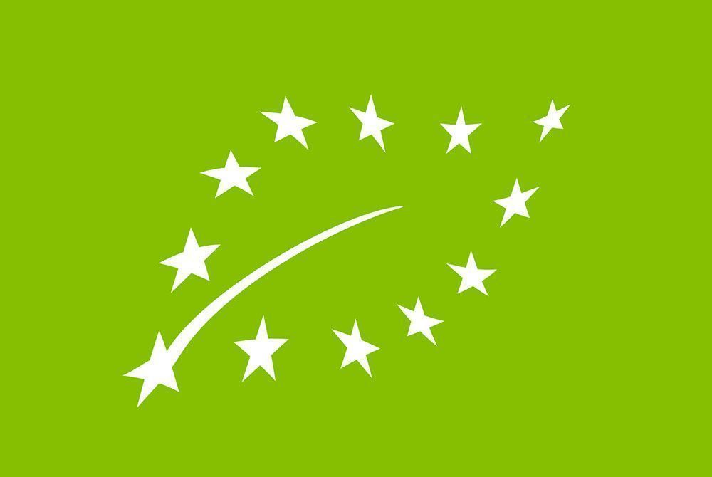 Logo ekologických produktů Euro Leaf – label of organic products certified by EU