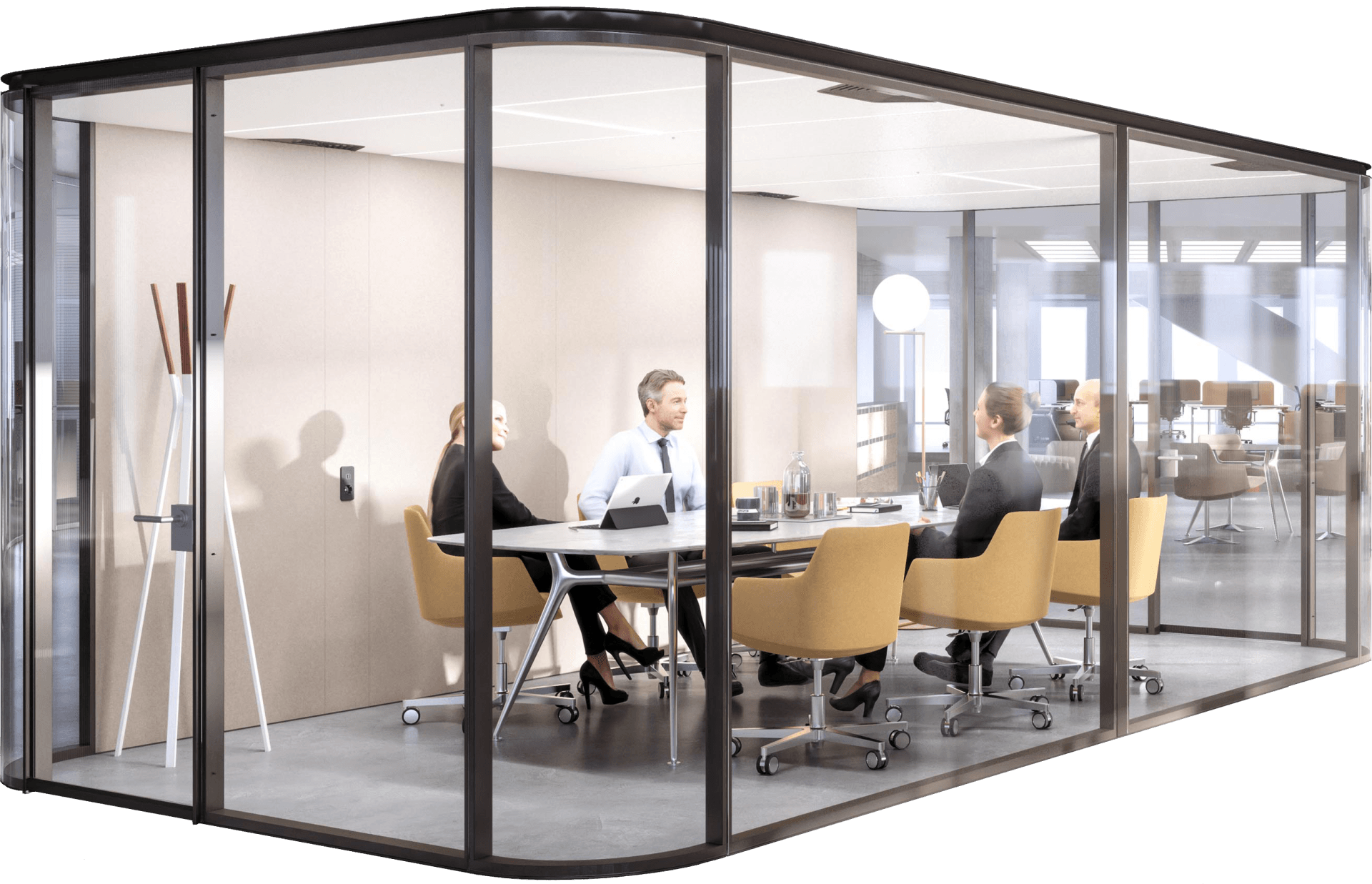 Raum-in-Raum-System X3 Cube Denkerzelle für Büro