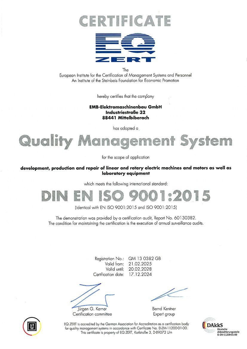 Download PDF EQ Zert - EMB-Elektromaschinenbau GmbH