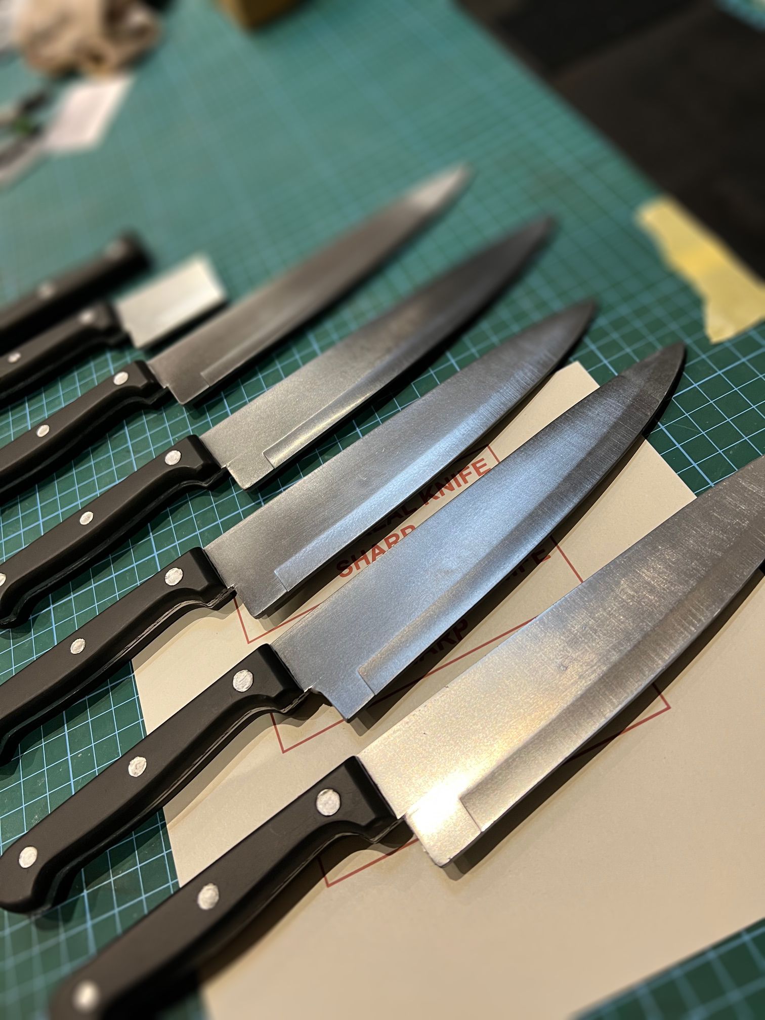 Prop Kitchen Knife, Stunt Safe, Action realistic