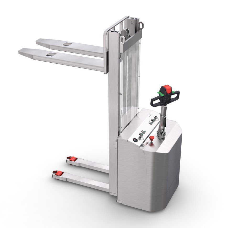 Deichselstapler inox