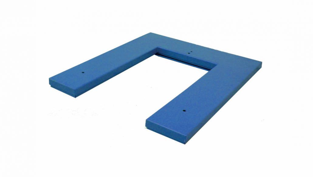 Europaletten Flachhubtisch eingefahren