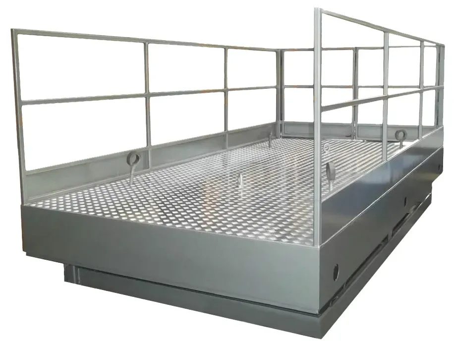 hebebühne mit geländer