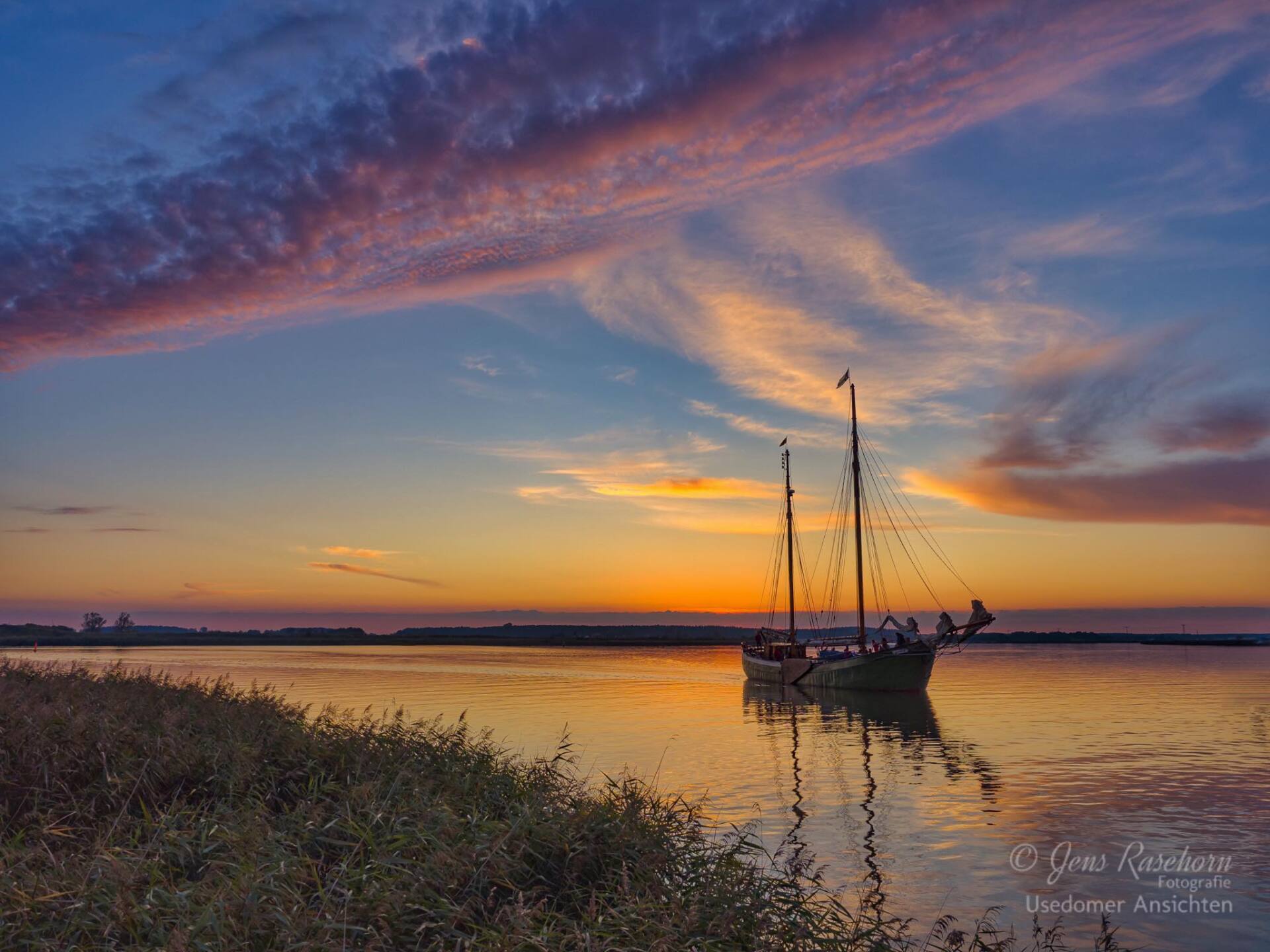 Achterwasser und Achterland Usedom Achterwasser und Achterland Usedom