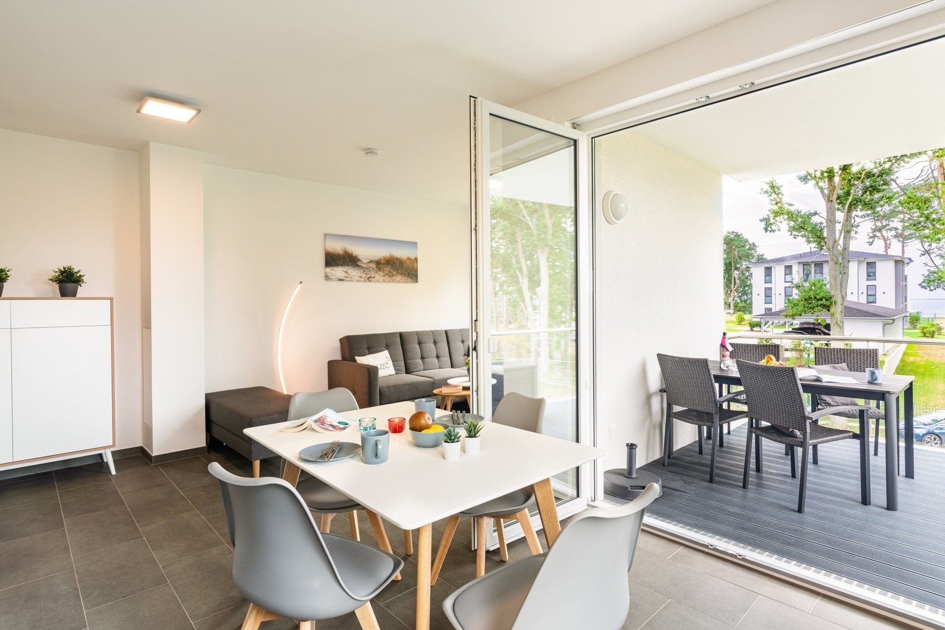 Wohn-/ Essbereich Wohnung 5.7 Haffresidenz Usedom