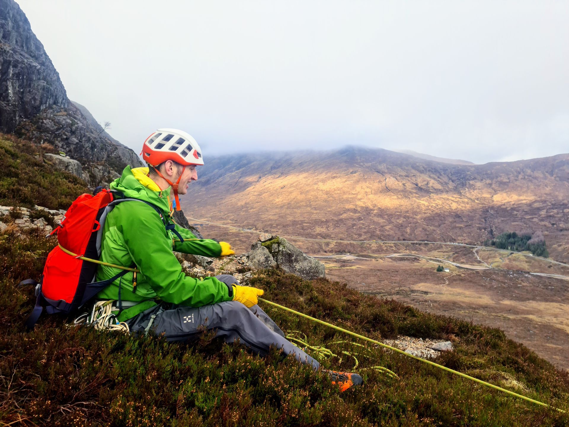Scrambling ropework skills