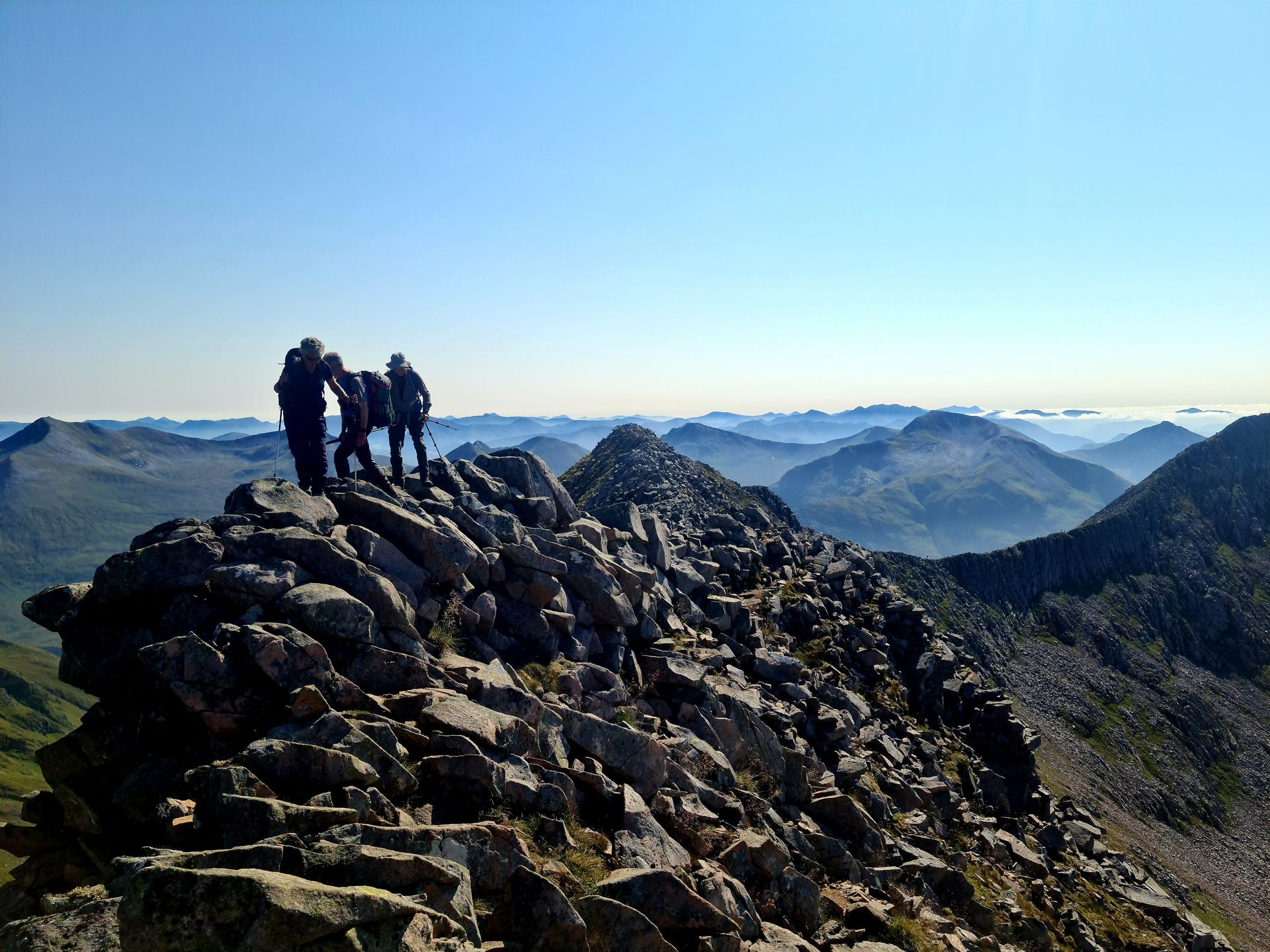 Carn Mor Dearg arete guides