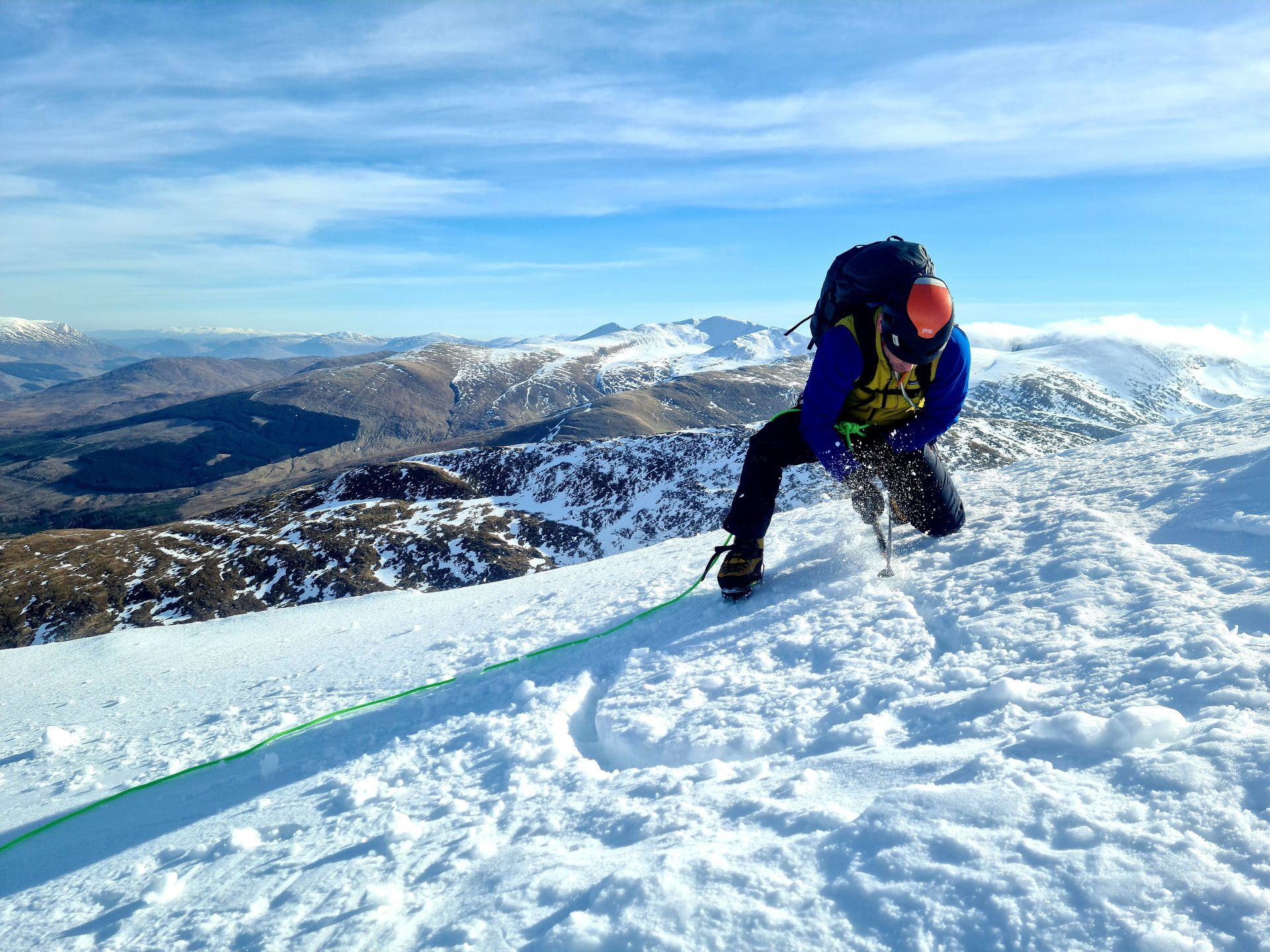 Winter Mountaineering snow anchors