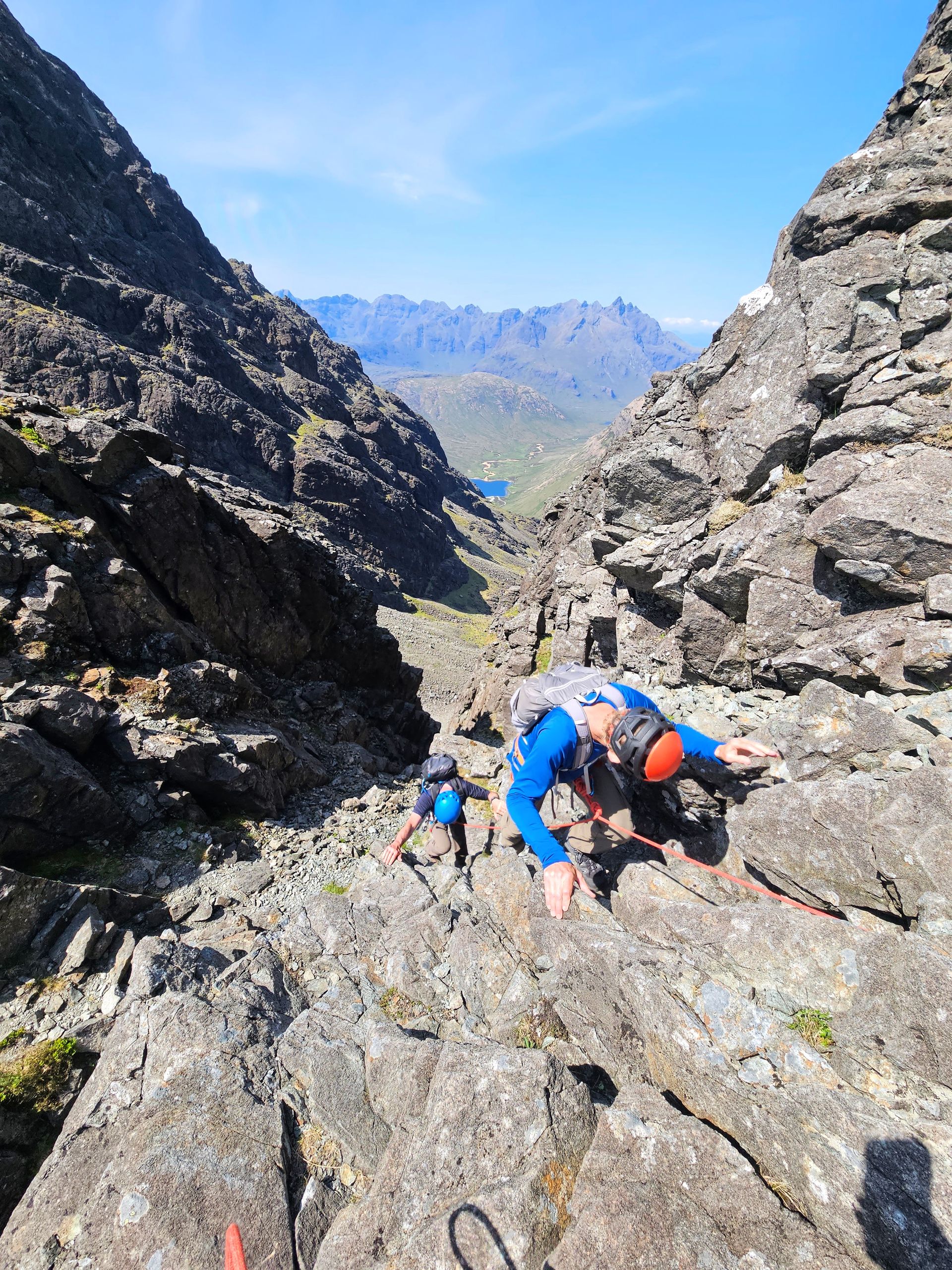 The Clach Glas Traverse on the Isle of Skye