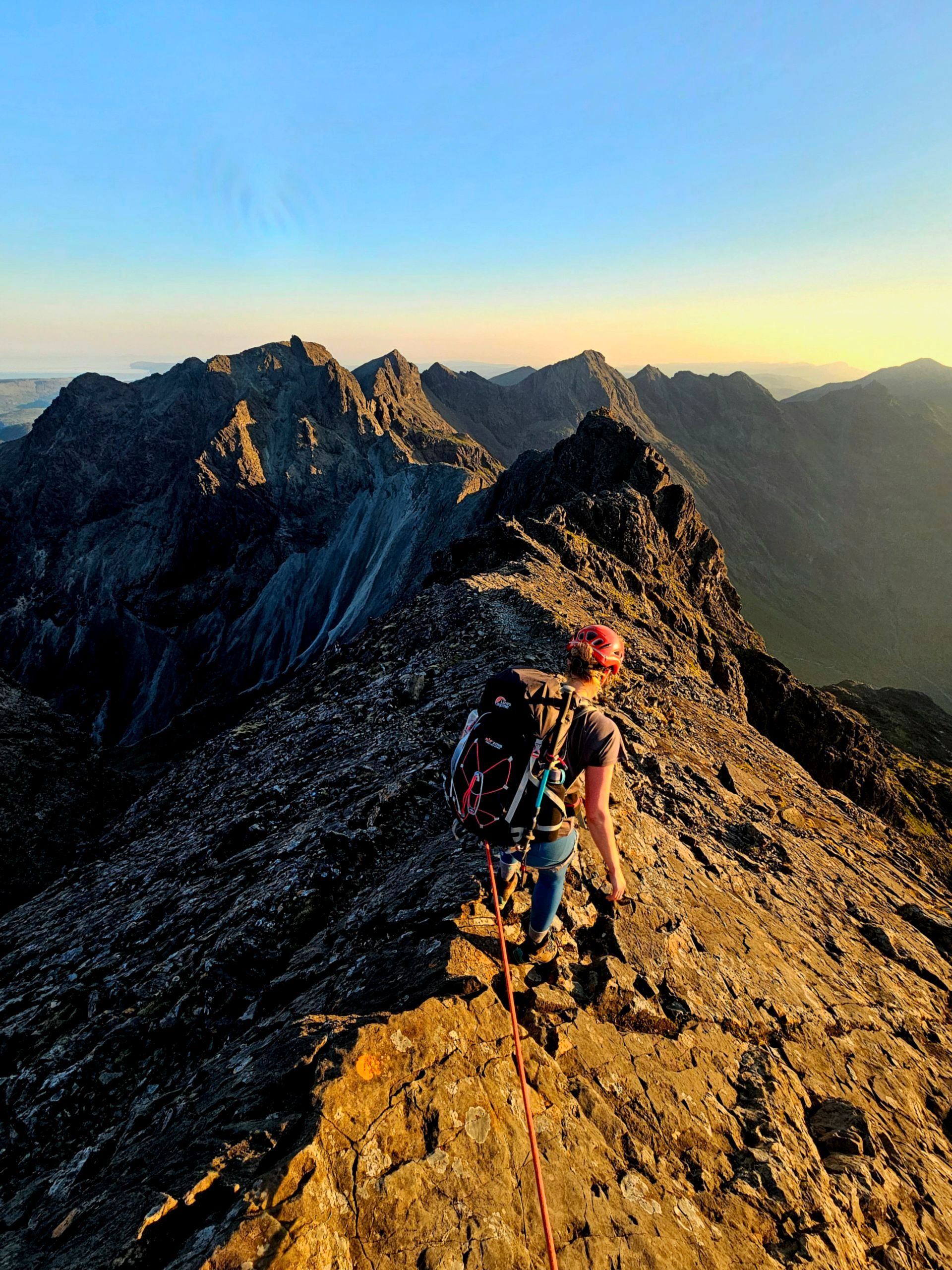 Join Elite Guides and book a Skye Cuillin Traverse Guide.