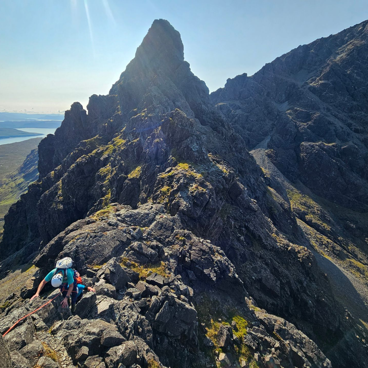 The Clach Glas and Bla Bheinn traverse on the Isle of Skye. Bag all of the Skye Cuillin Munros with a Skye Cuillin Munro Guides.