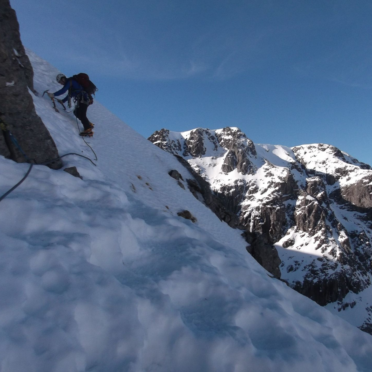 Climb Tower Ridge in Winter with a Tower Ridge guide from Elite Guides. Guided Winter Climbing on BenNevis.