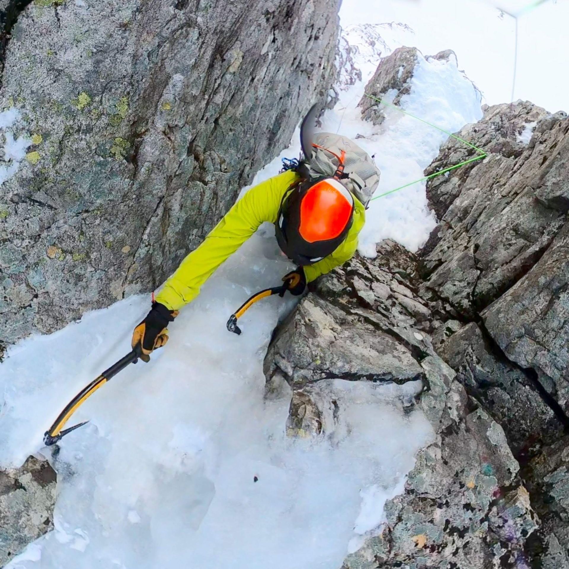 Winter Climbing courses in Scotland. Introduction to winter climbing, winter improvers, and learn to lead courses.