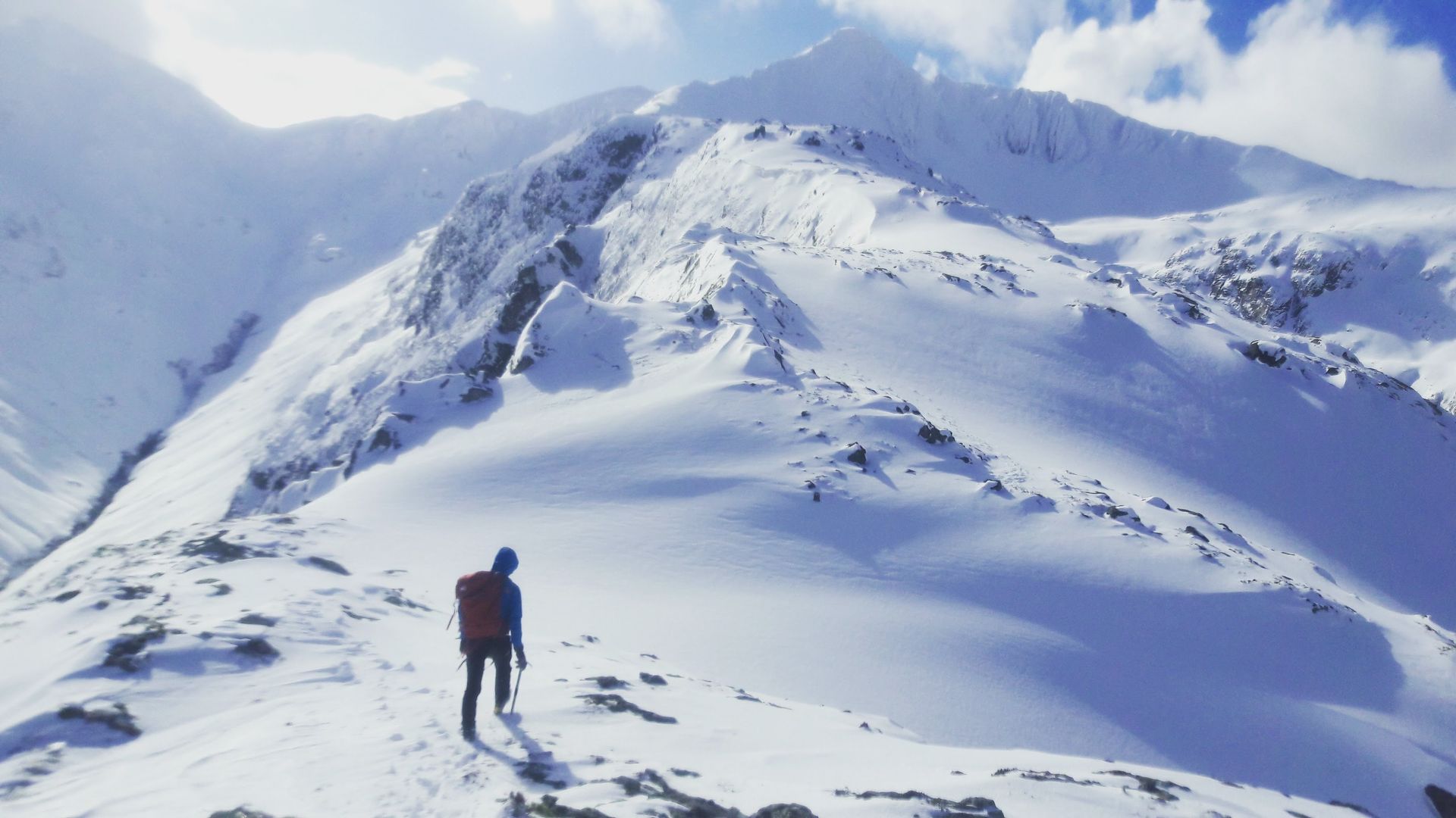 Climbing Glencoes Munros in winter
