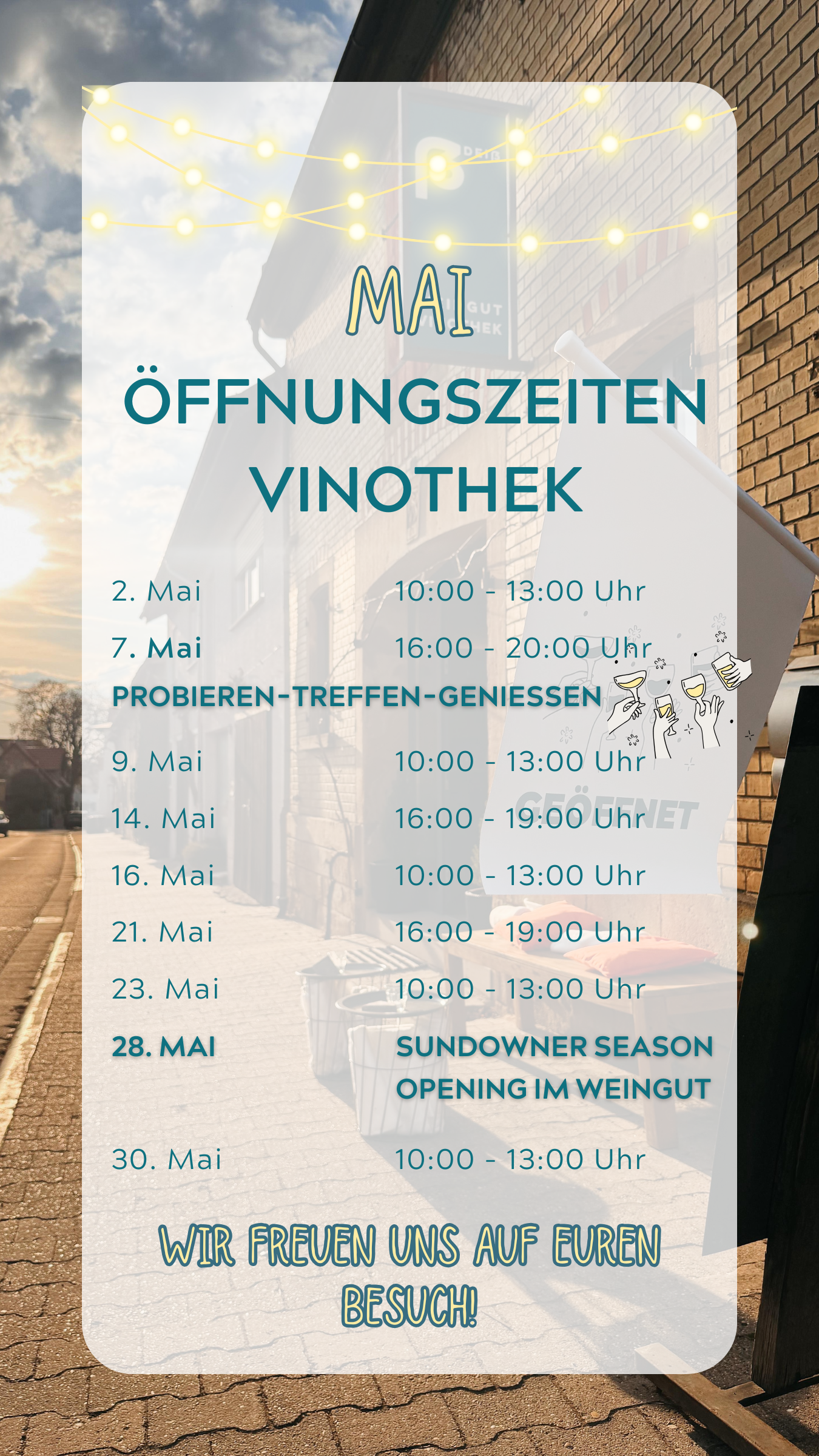 Öffnungszeiten Vinothek