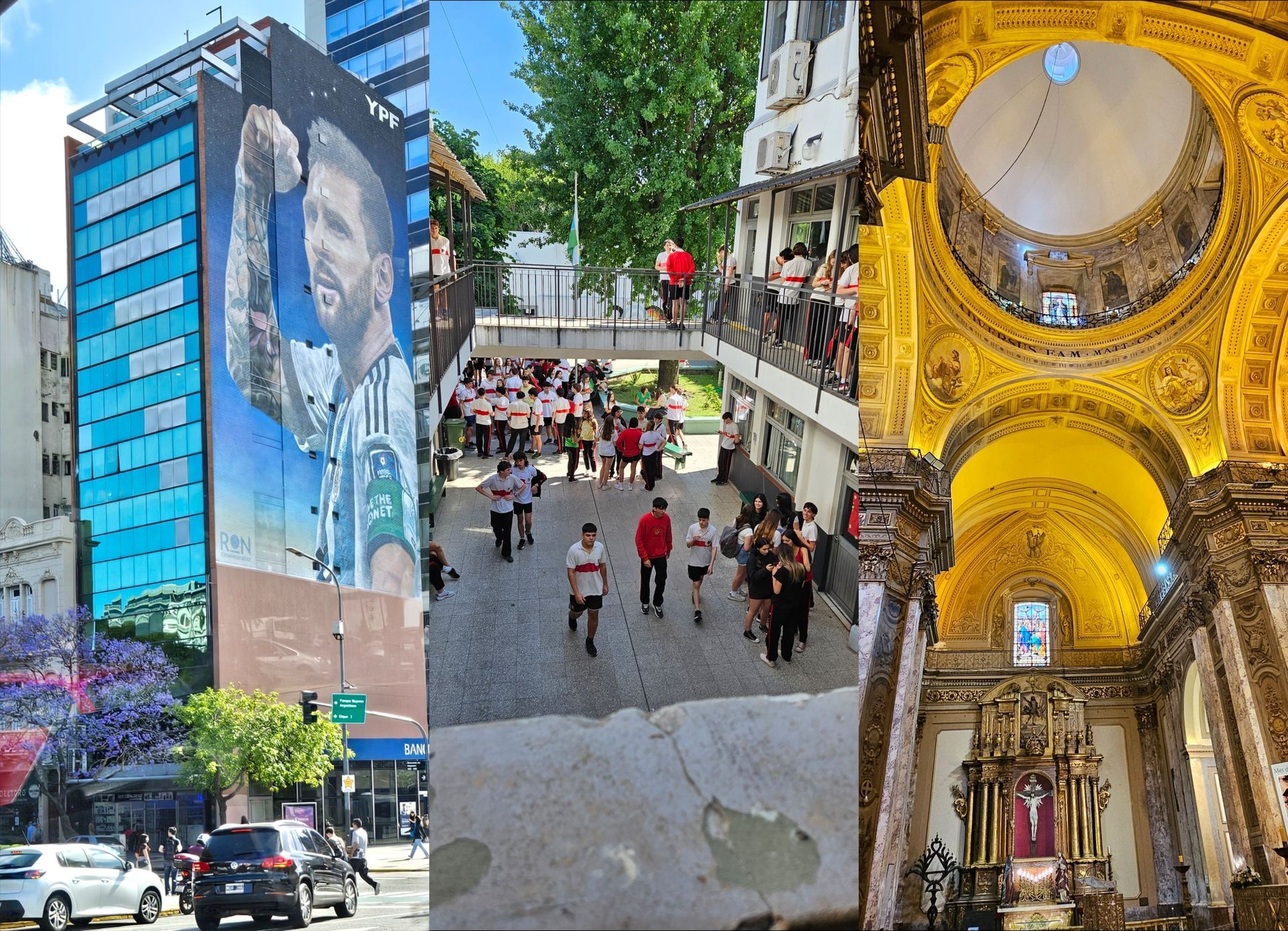 Collage mit Bildern aus Buenos Aires