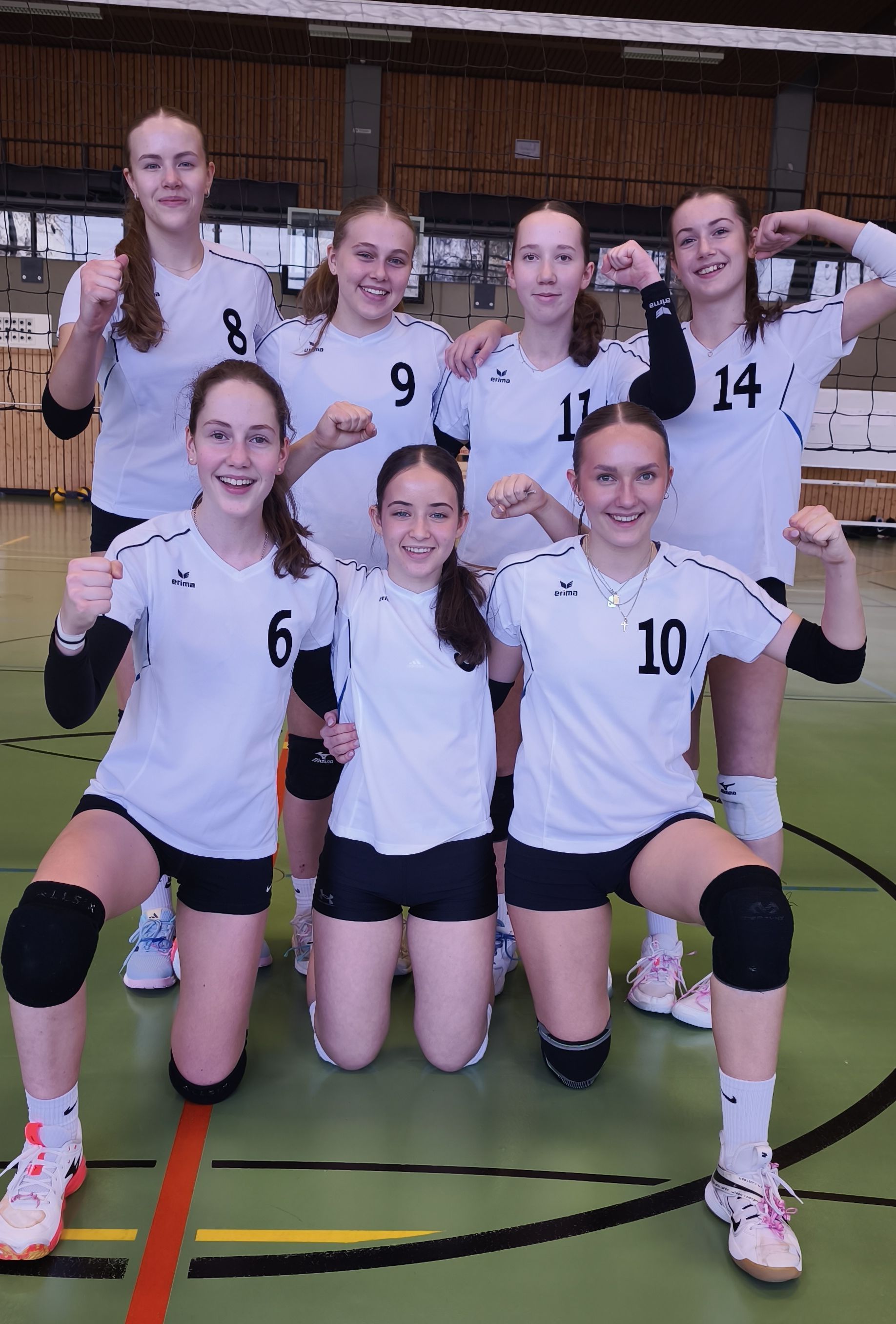 Volleyball-Team Mädchen Wk 2